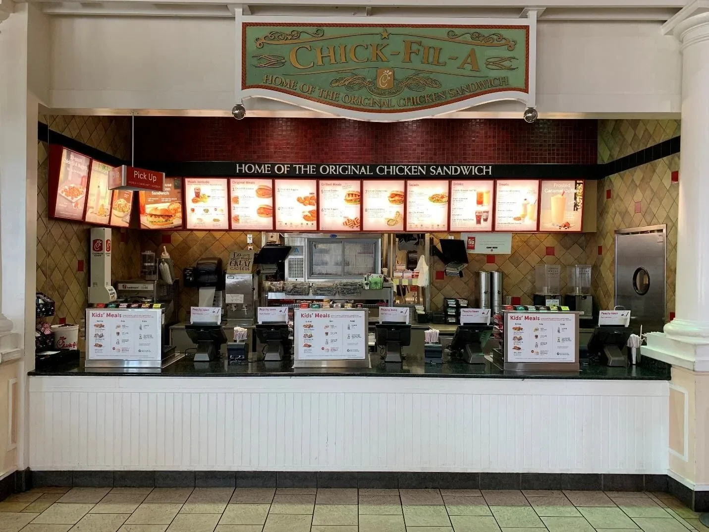 Chick-fil-A restaurant inside Magnolia Mall
